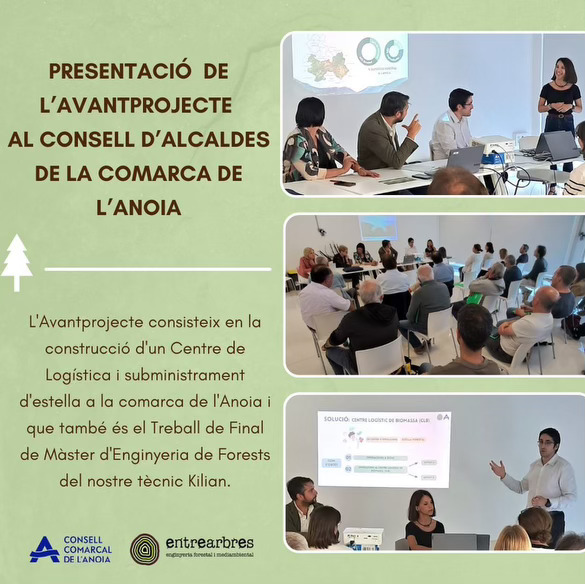 Presentació de l’Avantprojecte al consell d’Alcaldes de la comarca de l’Anoia